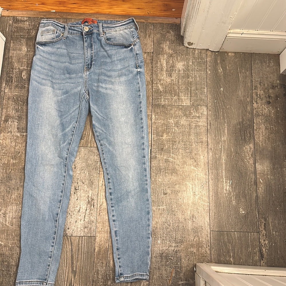 light blue jeans